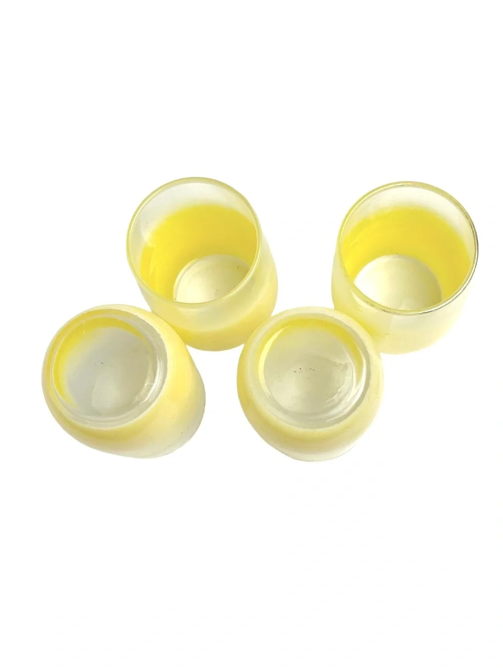 Blends Juice Glasses in Yellow by Anchor Hocking